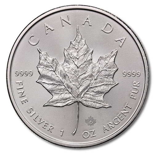 srebro Kanadyjski Liść Klonowyo wadze 1oz